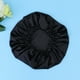 thumbnail image 3 of Sombrero doble de seda con capucha para dormir de raso gorro de dormir Capucha para la noche Sombrero de dormir (Negro), 3 of 6