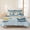 CadetBlue, variant on 3 Pieces Queen Quilt Set,Abstract Marble Stone Texture Soft Bedding Sets with 1 Quilt & 2 Pillow Shams,Natural Crack Gray Rock Summer Bedspread Lightweight Coverlet Comforter for All Season