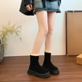 thumbnail image 6 of Npasoilc Snow Boots for Women,Winter Boots with Side Zipper Ankle Boots and Fluff Boots With Fleece,Fur Lined Short Boots, 6 of 9