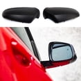 thumbnail image 3 of Riwesomey 2x cubierta negra del espejo retrovisor del coche, fácil de instalar, mejora la seguridad, no se decolora fácilmente Automoción decorativa y accesorios, 3 of 6
