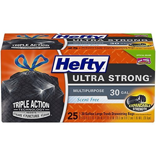 90 ct. Hefty Ultra Strong 33-Gallon Trash Bags 
