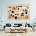 thumbnail image 7 of Happy Halloween Tapestry 90x60 Inche Wall Hanging Tapestry Wall Art Hanging Tapestries Bedroom Living Dorm Room Wall Decor Fabric Home Decor Gifts, 7 of 7