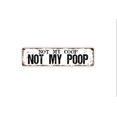 thumbnail image 1 of Letrero de metal con texto "Not My Coop Not My Poop" (No es mi gallinero, no es mi caca), para gallinero, divertido letrero de granja con huevos frescos, rústico, para cocina, para calle o puerta,, 1 of 4