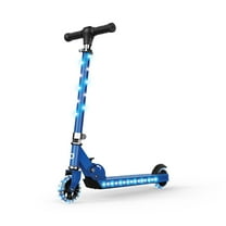 Jetson Jupiter Kick Scooter with LED Lights & Height Adjustable Handlebar, Blue