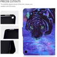 thumbnail image 4 of Fire HD 10 2021/ Fire HD 10 Plus Case, Allytech Slim PU Leather Flip Cover Smart Auto Sleep Wake Multi Angle Stand Shockproof Case for All-new Amazon Fire HD 10 2021/ HD 10 Plus 11th Gen,Tiger, 4 of 8