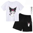 thumbnail image 2 of Camiseta Kawaii Kuromi para niñas y niños, ropa de algodón de dibujos animados de Anime, conjuntos de camisetas de Hello Kitty, ropa informal, 2 of 4