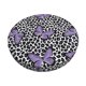 thumbnail image 1 of Disketp Purple Butterflies Funda Redonda para Taburete, Funda de Cojín para Silla de Bar Suave y Elástica-13 inch, 1 of 7