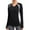 Black, variant on Bassdash Women‘s UPF 50+ Wrinkle-free Fishing Shirt Long Sleeve V Neck Breathable Sun Protection T-shirt for Hiking SR01W