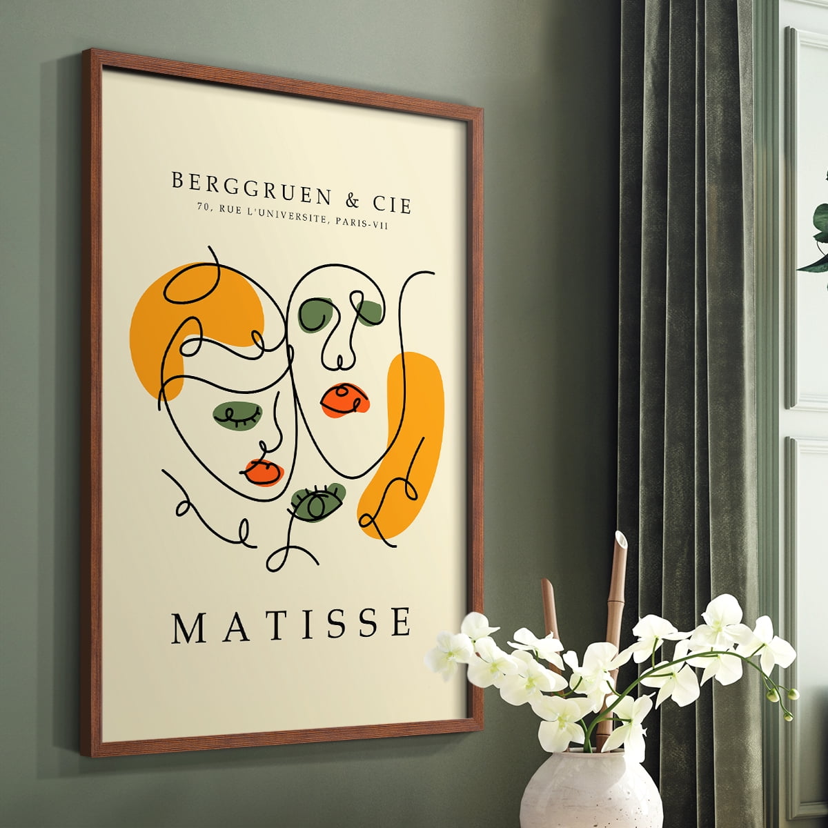 Matisse LXXX Framed Print - Solid Wood