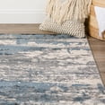 thumbnail image 4 of Addison Rugs Dayton 1'8" x 2'6" Watercolor Fabric Accent Rug in Silver Blue, 4 of 7