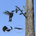 thumbnail image 5 of Colibrí de acero JM Decoración rústica del patio Pájaros de metal, 5 of 5
