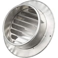 thumbnail image 2 of Grille d'Aération Ronde en Acier Inoxydable pour Mur Extérieur Couverture de Grille d'Aération 80mm, 2 of 5