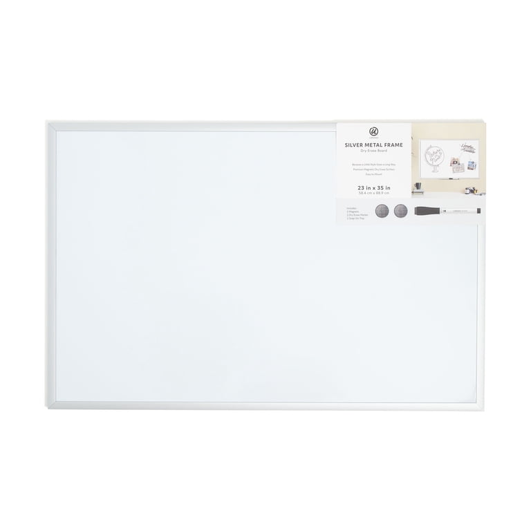 U Brands Magnetic Dry Erase Whiteboard, 35x23 Silver Frame photo 6