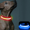 thumbnail image 3 of Collier pour Chien en Nylon Réfléchissant à DEL, Collier pour Chien Émetteur de Lumière rechargeable par USB,, 3 of 5