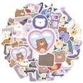 thumbnail image 2 of 35pcs Playful Animal Stickers Cute Bear Stickers Charming Animal Decals for Luggage Notebook Phone, 2 of 9