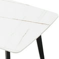 thumbnail image 3 of Dining Tables, J3710 Porcelain Dining Table White 70", White Modern Dining Tables,Ceramic Wooden Dining Tables, Furniture Dining Tables J3710 Porcelain Dining Table White 70", 3 of 8