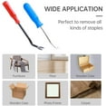 thumbnail image 7 of 2PCS Upholstery and Construction Staple Remover with Tack Puller Tool, Nail Puller, Carpet Remover, for Removing All Kinds of Staples for Furniture, Floor, Wooden Case, Carton, Photo Frame, 7 of 7