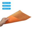 thumbnail image 4 of Unique Bargains Soft Felt Sheets Glitter Orange 11.8 x 7.8 Inch 6 Pcs, 4 of 6