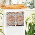 thumbnail image 4 of Orange Flowers Bohemia Boho Kitchen Towels Dish Towels, 18x26 Inch Daily Seasonal Decoration Hand Towels Set of 2, 4 of 6