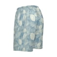 thumbnail image 5 of Men's Pajama Shorts Bottoms with Pockets Soft Lightweight Lounge Sleep Wear Hand Drawn Leaf, 5 of 6
