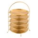 thumbnail image 4 of Soporte para pasteles, plato de postre, soporte para cupcakes de varios niveles, bandeja para servir de varios niveles para bodas 5 capas 23cm, 4 of 9