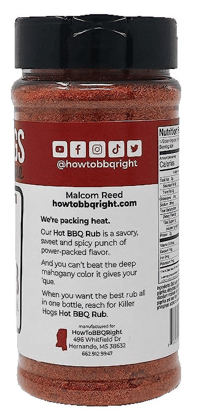 (2 pack) Killer Hogs Hot Rub 12 oz