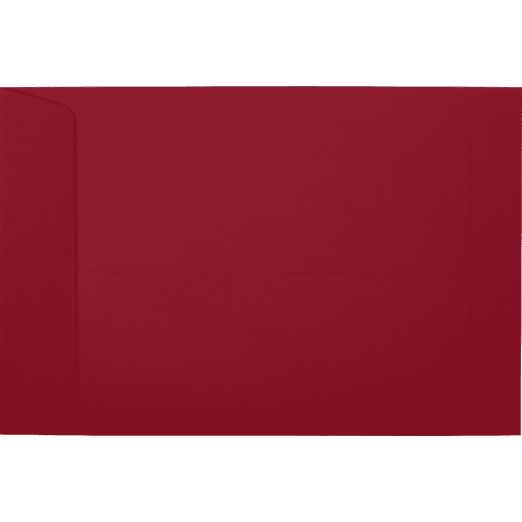 LUXPaper 6 x 9 Open End Envelopes, Garnet Red, 500/Pack