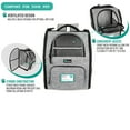 thumbnail image 2 of PetAmi Dog Backpack Carrier For Small Large Cat, Pet, Puppies, Ventilated Pet Hiking Backpack Travel Bag, Airline Approved Cat Backpack Carrier, Safety Back Support, Camping Biking Dog Bag, Grey, 2 of 7