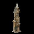 thumbnail image 3 of Northlight 24.5" LED Lighted 3-Tier Brown Church Christmas Decoration, 3 of 3