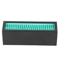 thumbnail image 1 of Estuche de silicona para brochas de maquillaje, organizador de maquillaje (azul lago y negro), 1 of 14