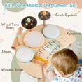 thumbnail image 4 of Set de instrumentos musicales Rmischolar Kids Drum 1-3 años, 4 of 7