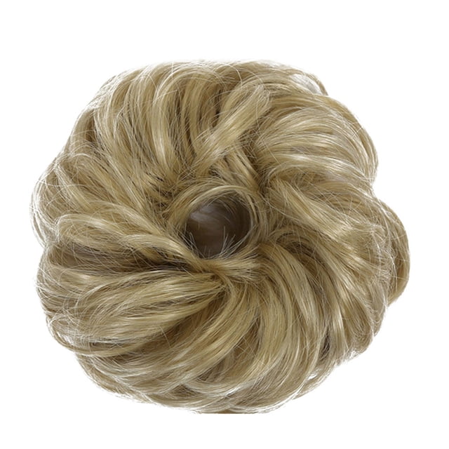 Perruque Extension Chignon Bouclé Chignon Désordonné Pièce de Cheveux Chouchou Enveloppe Extensions de Cheveux, Perruque pour Femmes