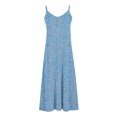 thumbnail image 4 of Vestidos de Verano con Cuello en V para las Mujeres 2025 Imprimir Vestido de Cuello Redondo sin Mangas Vestidos Largos Casuales, Ligeros Y de Moda, 4 of 8