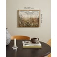 thumbnail image 3 of Drsoum Vintage Meadow Wildflower Field Wall Prints Classic Retro Farmhouse Landscape Wall Art Rustic Decorations for Living Room Bedroom 8x10in Natural Framed, 3 of 5
