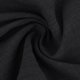 thumbnail image 5 of Playera Elvqul de Hombre Liso Manga Corta Casuales Solapa Lino Abotonada Negro, 5 of 5