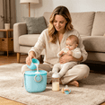 thumbnail image 6 of ACDANC 2026 New Baby Formula Dispenser,Portable Formula Dispenser Container with Scoop and Carry Handle for Travel for Baby Infant(Blue,4.72"Dx1"Wx3.93"H), 6 of 7