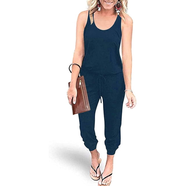 Mono de Mujer PRETTYGARDEN Sin Mangas Casual Talla M