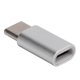 thumbnail image 5 of Adaptador tipo C Micro transferencia Aleación de aluminio Enchufe Mini cargador OTG para transmisión de datos (Plata), 5 of 8