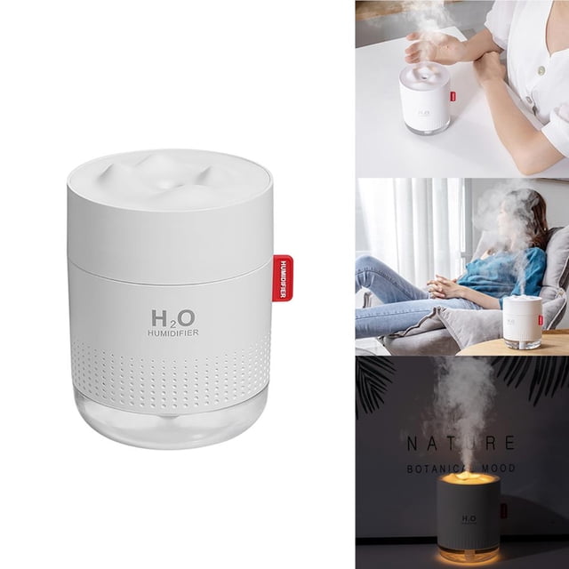 Humidificador Ultrasónico De Montaña De Nieve De Gran Capacidad, Mini Humidificador De Escritorio Usb, Difusor De Niebla Para El Hogar, Purificador De Aire Interior De 500Ml Monstrate HA025758-00