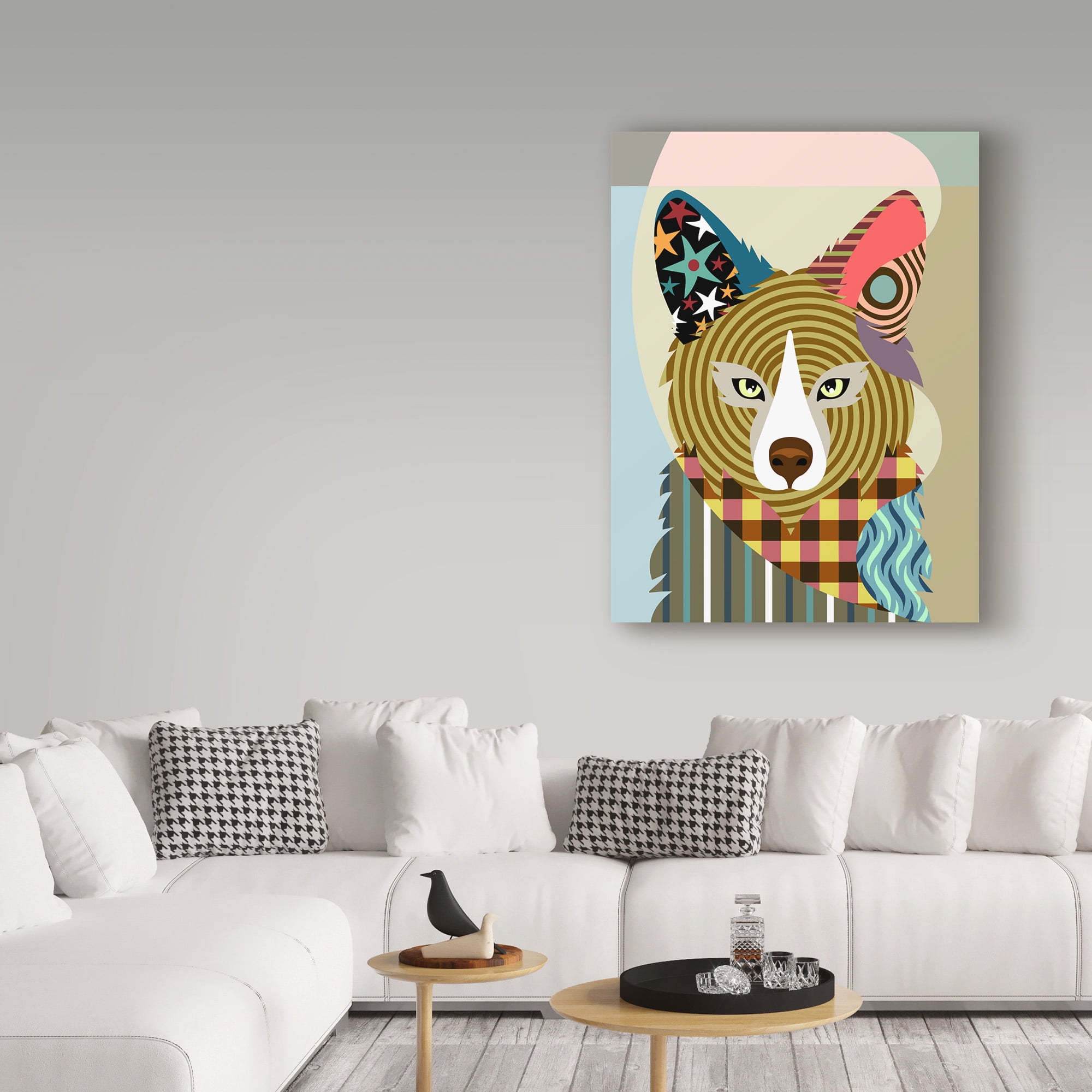 Trademark Fine Art 'Sly As A Fox' Canvas Art by Lanre Adefioye
