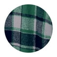 thumbnail image 3 of Womens Plaid Shacket Jacket Long Sleeve Button Up Lapel Flannel Shirt Fall Winter Clothing Woolen Coats (L, Green), 3 of 6