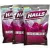 Case of 48, Halls, Sugar Free Menthol Lyptus Black Cherry Cough Drops