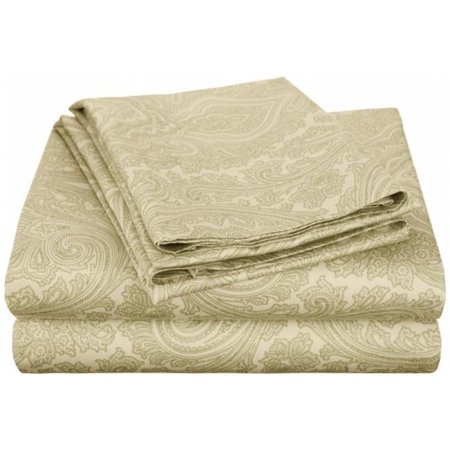 Cotton Rich 600 Thread Count Italian Paisley Sheet Set ...