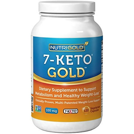 Nutrigold 7-Keto 100mg, 120 capsules végétariennes # 1 dans le ventre-Blasting Perte de poids