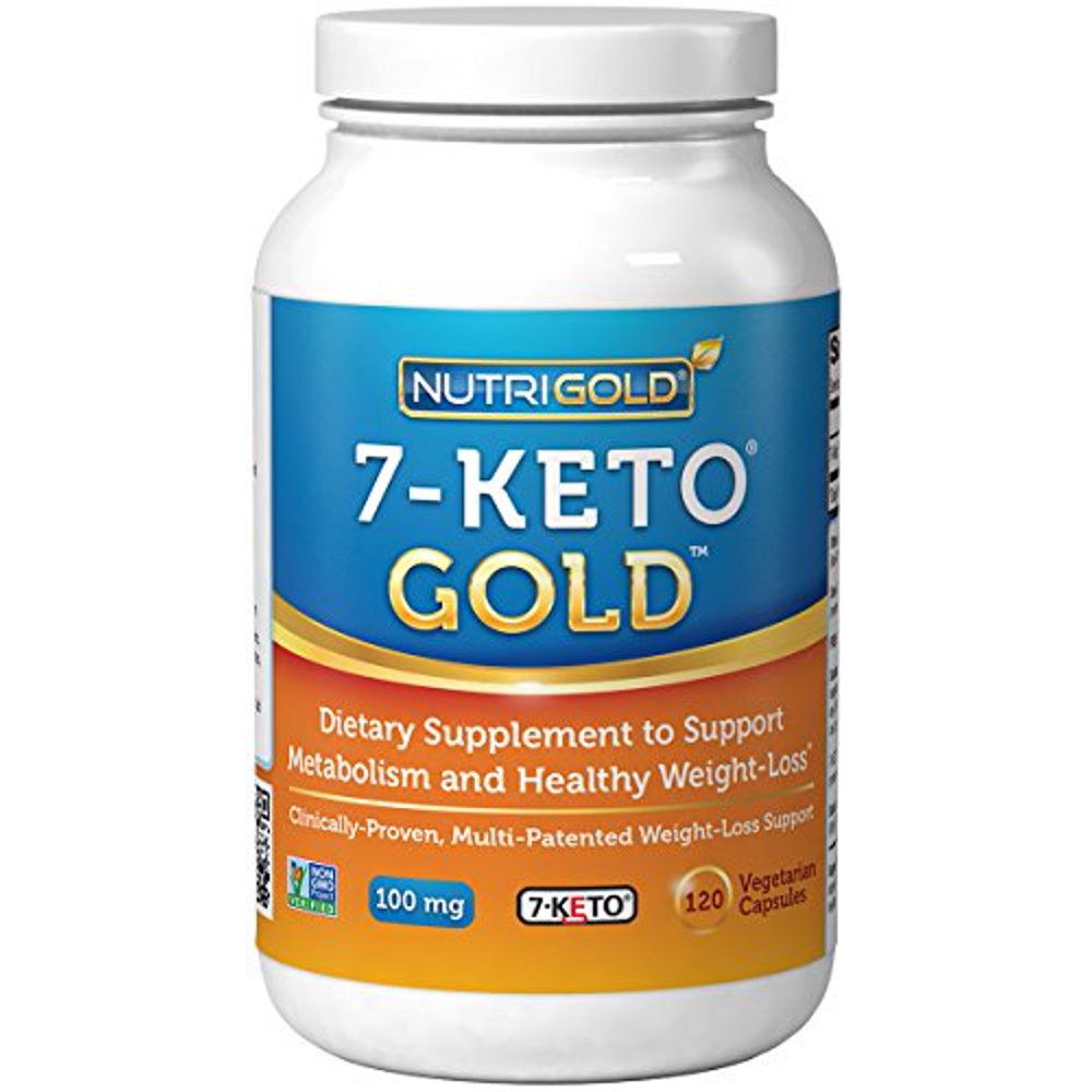 Nutrigold 7Keto 100mg, 120 Vegetarian Capsules 1 in BellyBlasting WeightLoss