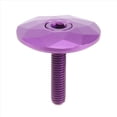 thumbnail image 1 of Tapa de DireccióN de Bicicleta VáStago de Bicicleta de Carretera Tapa Superior de Auriculares con Tornillo para Tubo de DireccióN de Horquilla de 28,6 Mm, PúRpura, 1 of 9