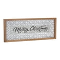 thumbnail image 2 of Melrose International LLC Merry Christmas Sign (Set of 2) 19.75"L x 8"H Metal/Wood, 2 of 2