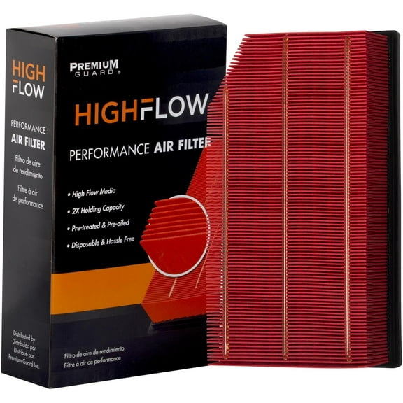 HIGHFLOW High Performance, Pre-Oiled Disposable Engine Air Filter PA99455X | Fits 2018-2025 Jeep Wrangler, 2020-2025 Gladiator