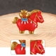 thumbnail image 4 of Figura de caballo, adorno de escritorio, coleccionable creativo, regalo Feng Shui para primavera Caballo rojo, 4 of 7