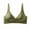 Green, variant on Seamless, wire-free bra with imitation nipple bumps, sexy small-breast push-up jelly strip bra